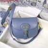 Replica Dior M9317 Crossbody small dior Bobby bag Grey box Calfskin