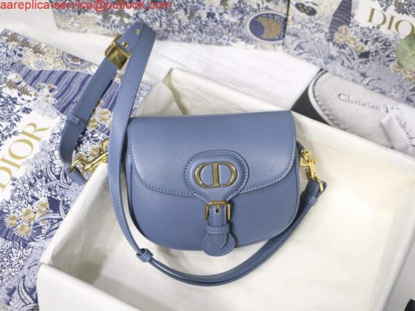 Replica Dior M9317 Crossbody small dior Bobby bag Lake Blue box Calfskin 3