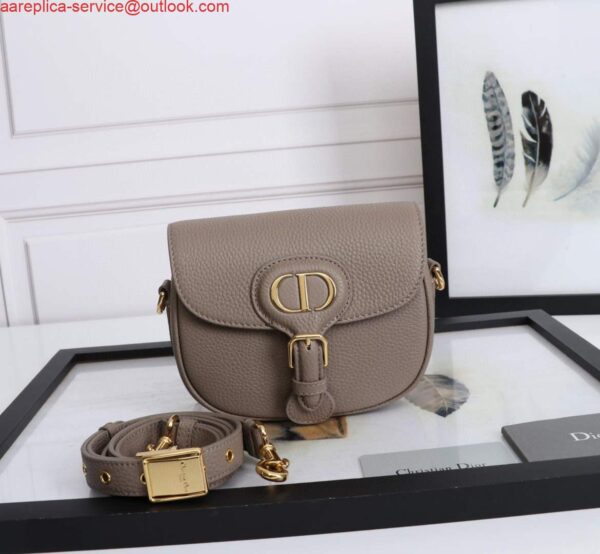 Replica Dior M9317 Crossbody small dior Bobby bag Pacific Gray box Calfskin 3