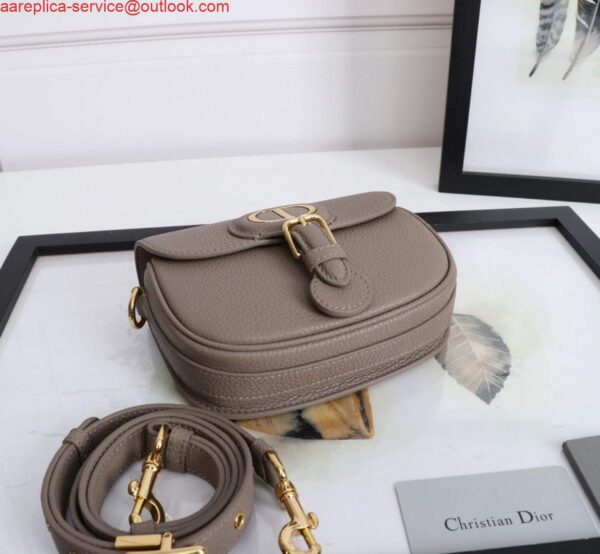 Replica Dior M9317 Crossbody small dior Bobby bag Pacific Gray box Calfskin 6