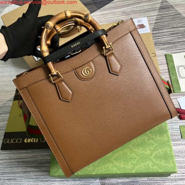 Replica Gucci 678842 Diana medium tote bag Brown 3