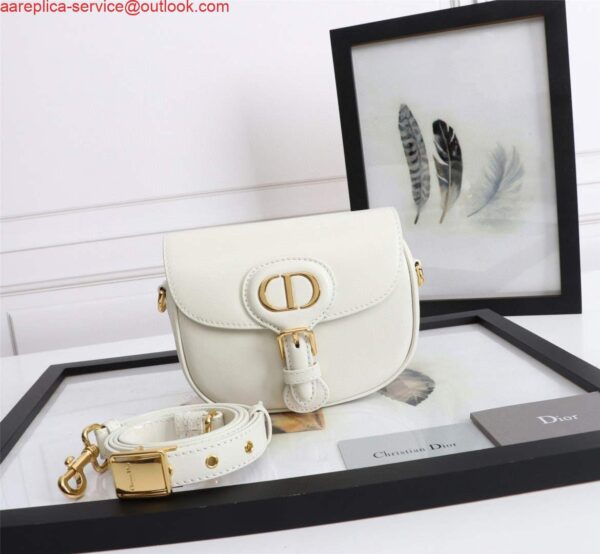 Replica Dior M9317 Crossbody small dior Bobby bag White box Calfskin 3