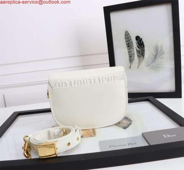 Replica Dior M9317 Crossbody small dior Bobby bag White box Calfskin 5