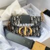 Replica Dior 30 Montaigne Jacquard Canvas Box Bag M9204 Gray 2