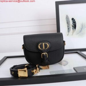 Replica Dior M9317 Small bobby bag Black Grained Calfskin