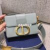 Replica Dior 30 Montaigne Jacquard Canvas Box Bag M9204 Gray