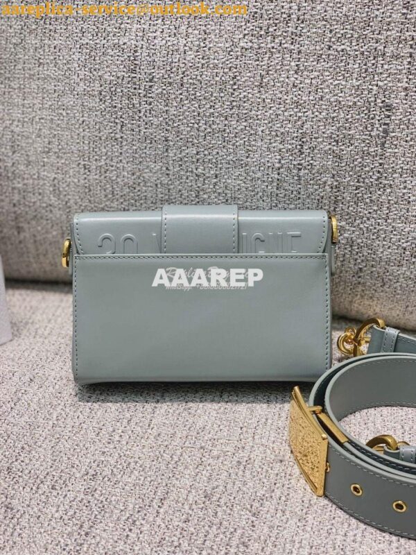 Replica Dior 30 Montaigne Lambskin Box Bag M9204 in Stone Grey 13