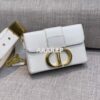 Replica Dior 30 Montaigne Lambskin Box Bag M9204 in Stone Grey