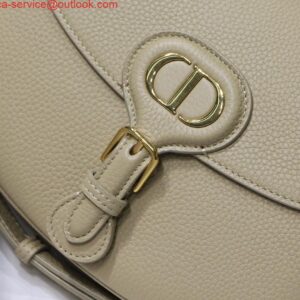 Replica Dior M9319 Medium Bobby Bag Beige Grained Calfskin 2