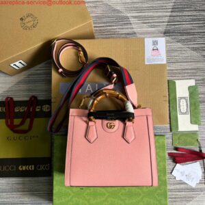 Replica Gucci 702721 Diana Small Tote Bag Pink 2