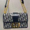 Replica Dior 30 Montaigne Oblique Jacquard Canvas Blue 2