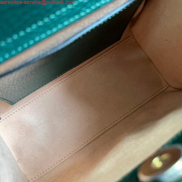 Replica Gucci 702732 Diana Mini Tote Bag Green leather 8