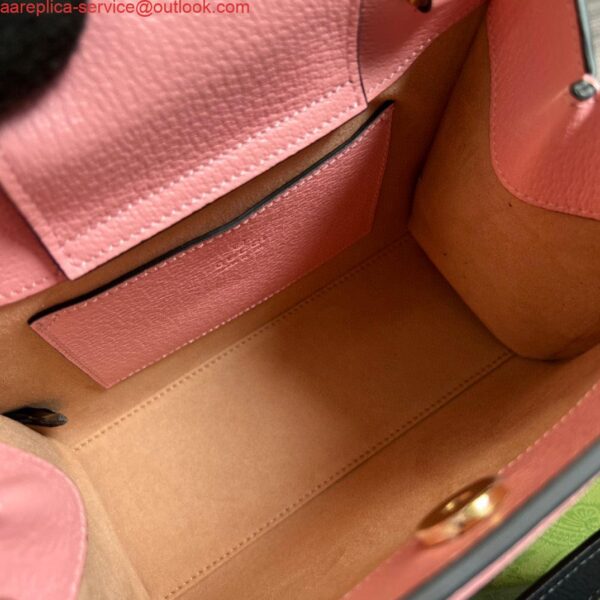 Replica Gucci 702732 Gucci Diana Mini Tote Bag Pink leather 10