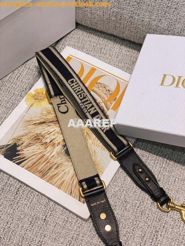 Replica Dior Adjustable Shoulder Strap 25 Blue 9