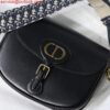 Replica Dior M9320 Large Dior Bobby Bag Latte Box Calfskin With Blue Oblique Embroidered Strap 2