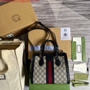 Replica Gucci 547551 Ophidia Small GG Tote Bag Beige Blue