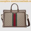 Replica Gucci Ophidia GG Briefcase In Soft GG Supreme Canvas 2