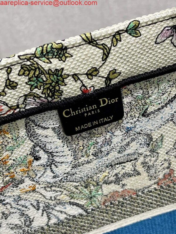 Replica Dior M1286 Large Book Tote Latte D-Constellation Embroidery 10
