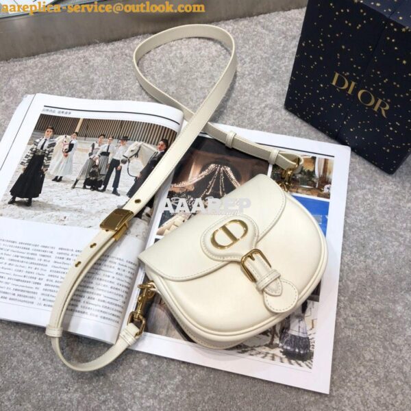 Replica Dior Bobby Bag in Latte Box Calfskin M9319U 2