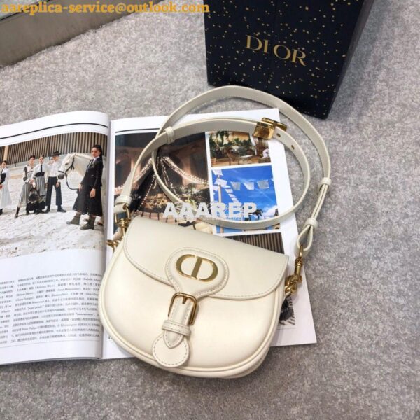 Replica Dior Bobby Bag in Latte Box Calfskin M9319U 3