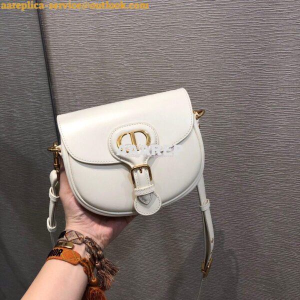 Replica Dior Bobby Bag in Latte Box Calfskin M9319U 4