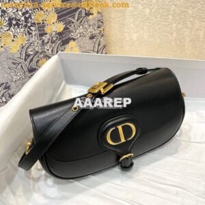 Replica Dior Bobby East-West Bag Black Box Calfskin M9327 2