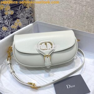 Replica Dior Bobby East-West Bag Latte Box Calfskin M9327