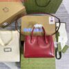 Replica Gucci 649016 Gucci Jackie 1961 Medium Tote Bag Brown