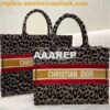 Replica Dior Book Tote bag in Beige Multicolor Mizza Embroidery 2