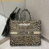 Replica Dior Book Tote bag in Beige Multicolor Mizza Embroidered Velve