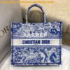 Replica Dior Book Tote bag in Ecru Multicolor Dior Jardin d'Hiver Embr