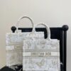 Replica Dior Book Tote bag in Gold-Tone and White Butterfly Around The