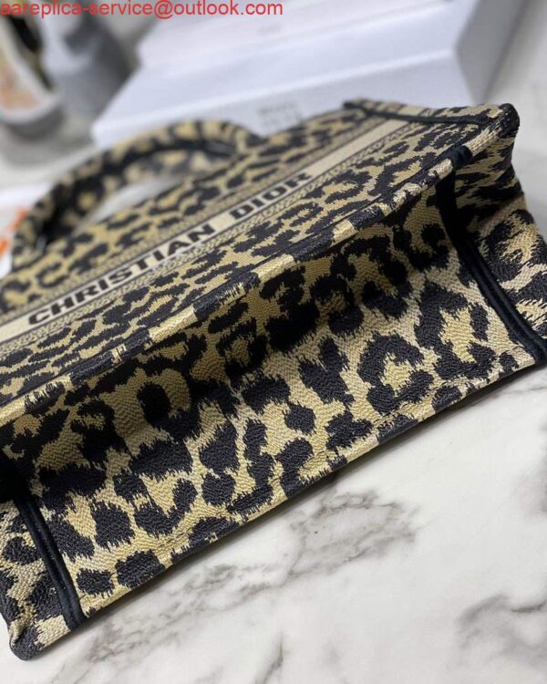 Replica Dior M1265 Small Book Tote Beige Multicolor Mizza Embroidery 9
