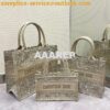 Replica Dior Book Tote bag in Gray Mizza Embroidery 2