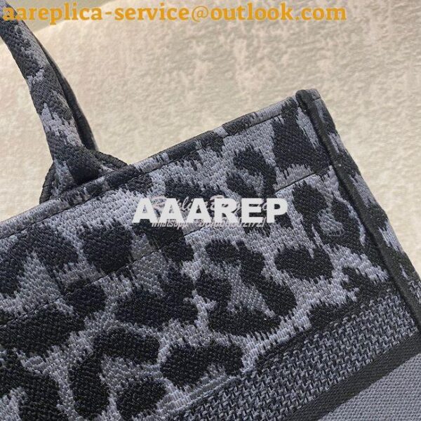 Replica Dior Book Tote bag in Gray Mizza Embroidery 12