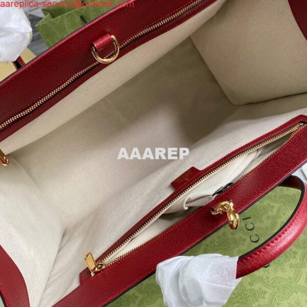 Replica GG 653952 Gucci Doraemon x Gucci large Tote bag Red 9