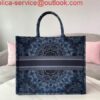 Replica Dior M1286 Dior Book Tote Pink D-Stripes Embroidery 2