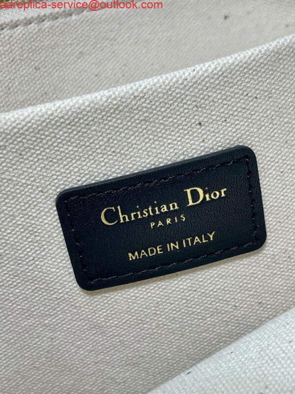 Replica Dior M1286 Large Book Tote Black Perforated and Embossed Oblique Calfskin 10