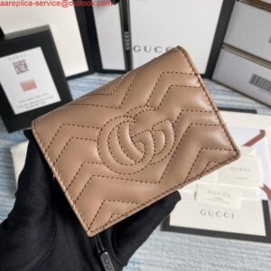 Replica Gucci 466492 GG Marmont card case wallet in Light Pink