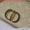 Replica Dior Large Caro Bag M9243 Calfskin white Gold