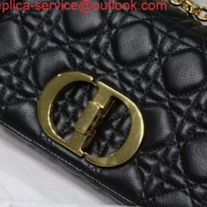 Replica Dior M9241 Dior Small Dior Caro Bag Black