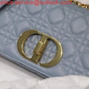 Replica Dior M9241 Dior Small Dior Caro Bag Blue