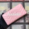 Replica Gucci 443123 GG Marmont Zip Around Wallet Light Pink