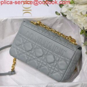 Replica Dior M9241 Dior Small Dior Caro Bag Light Blue 2