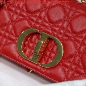 Replica Dior M9241 Dior Small Dior Caro Bag Red