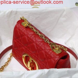 Replica Dior M9241 Dior Small Dior Caro Bag Red 2