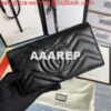 Replica Gucci 443127 GG Marmont Card Case Black