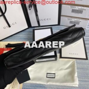 Replica Gucci 443436 GG Marmont Continental Wallet Black 2