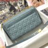 Replica Dior M9243 Large Caro Bag Calfskin Gray 2