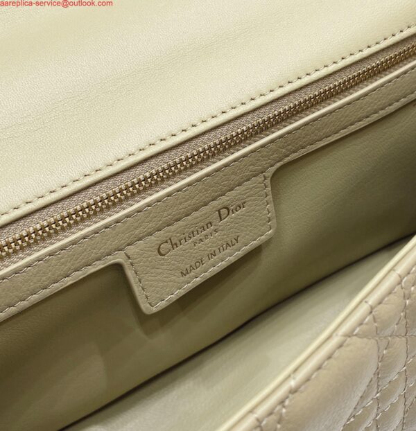 Replica Dior Medium Caro Bag Calfskin M9242 Apricot 10